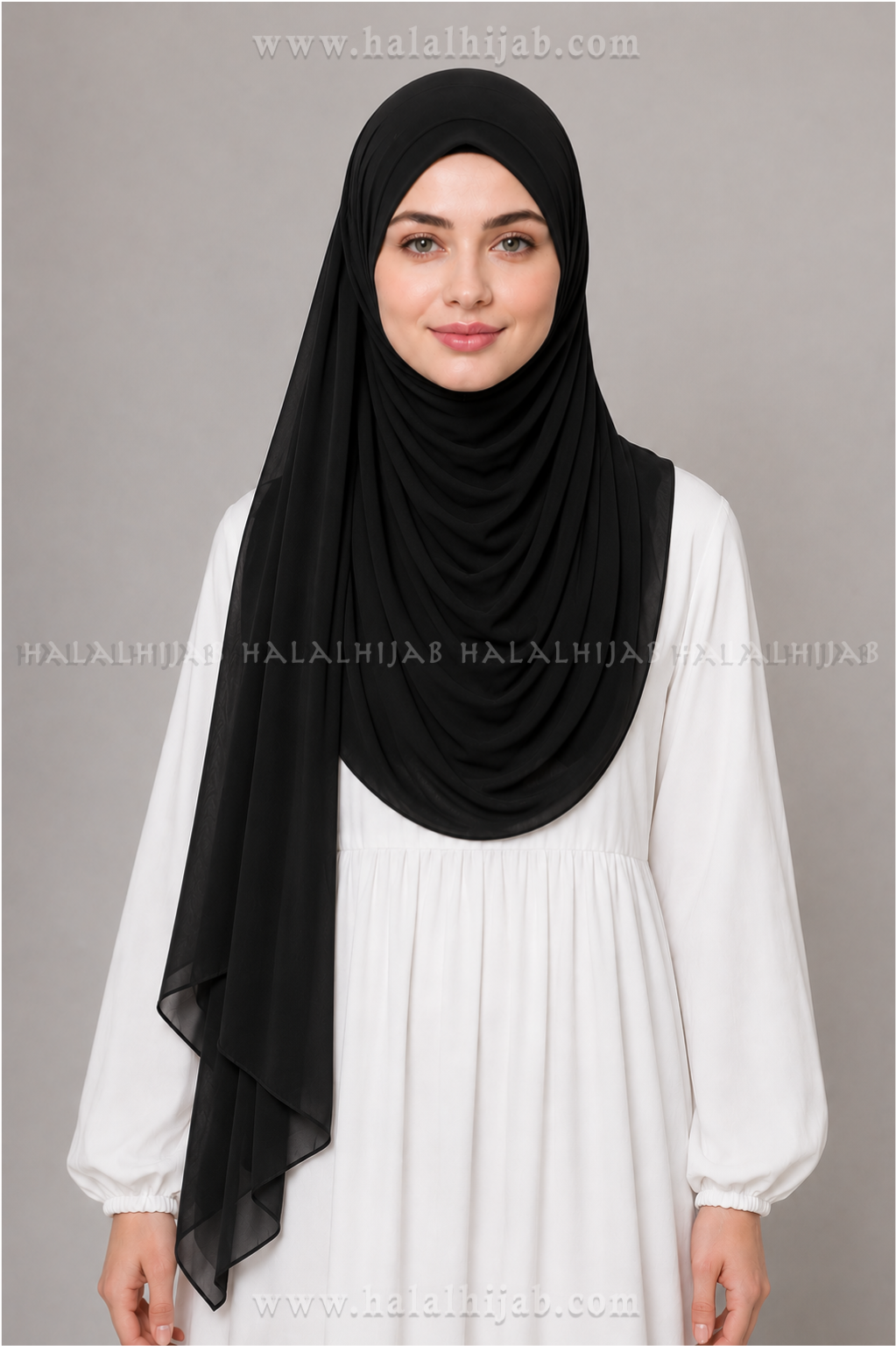 Side Drape Instant Hijab