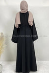 Plain Black Kaftan Style Abaya