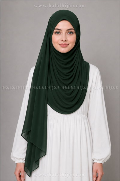 Side Drape Instant Hijab