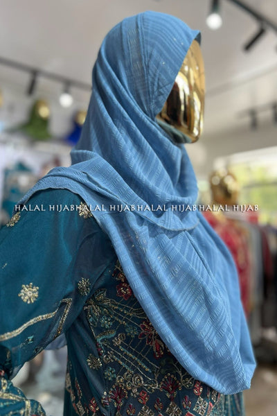 Denim Blue Instant Hijab