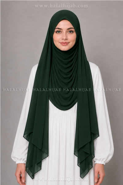 Double Drape Instant Hijab