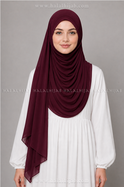 Side Drape Instant Hijab