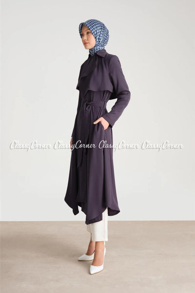 Asymmetrical Front Cover Design Coat