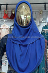 Royal Blue Chiffon Instant Hijab
