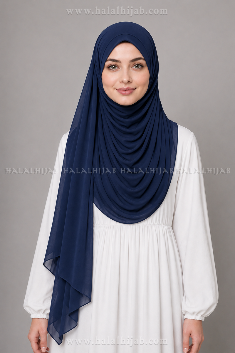 Side Drape Instant Hijab