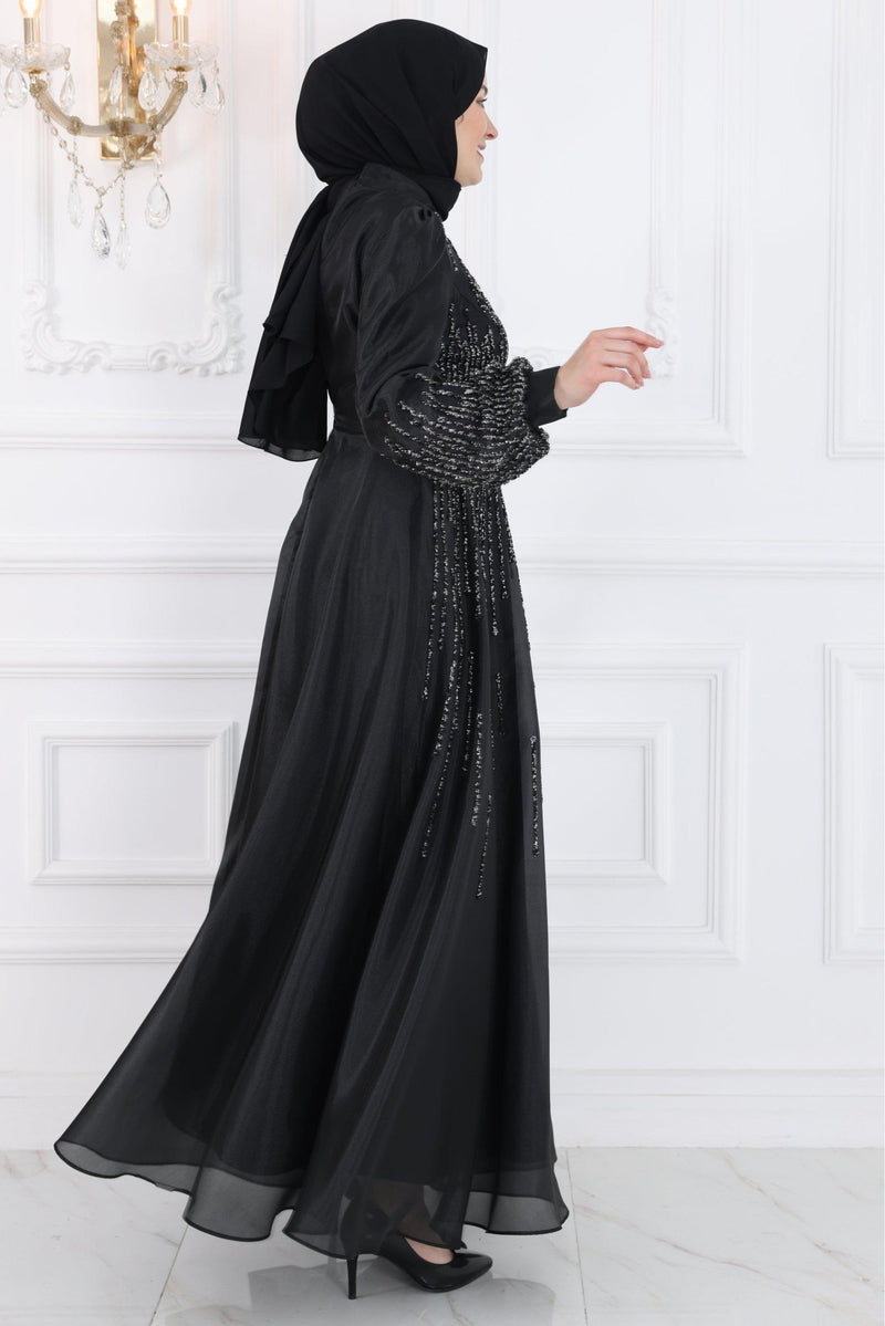 Black Evening Party Dress