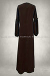 Plain Black Long Sleeve Kaftan Style Abaya