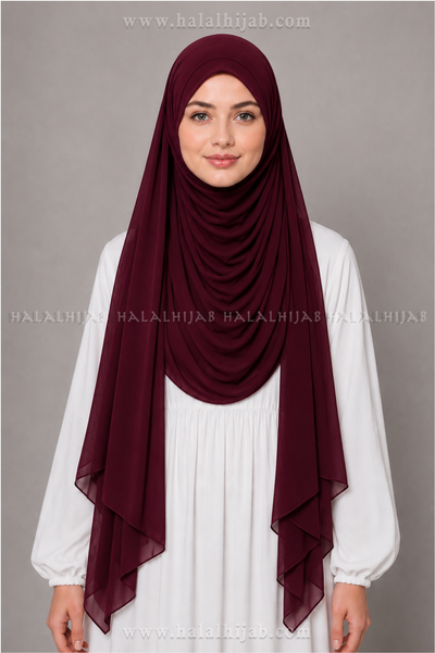 Double Drape Instant Hijab