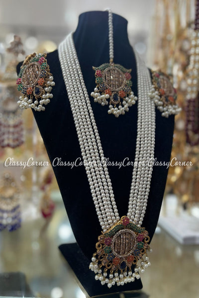 Elegant Multi Pearl Style Mala Set