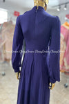 Purple Evening Party Dress