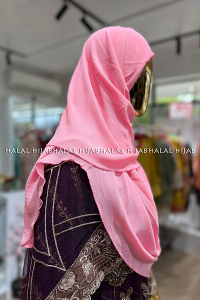 Rose Pink Instant Hijab