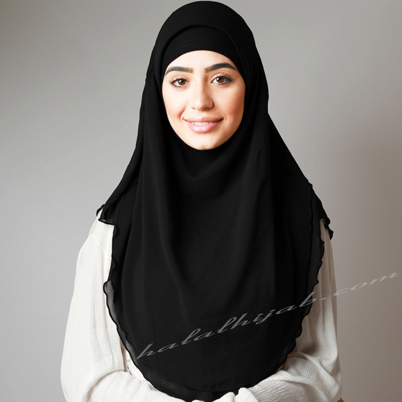 Black Chiffon, Hijab Australia, Hijab Women, Hijab House, Hijab style, Hijab fashion, How to wear Hijab? 