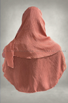 Dusty Rusty Coral Pink Instant Hijab