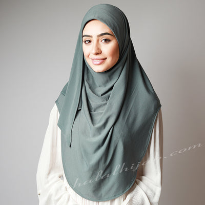 Olive colour stretchy instant Hijab, Hijab online, Hijab Women, Hijab House, Hijab style, Hijab fashion, How to wear Hijab,