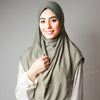 Light Jade Stone Dusty Matte Lime Green Instant Hijab