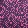 Simple Pink Abstract Full Print Purple Zipper Beach Bag Closed Up