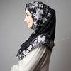 Black Ivory printed instant hijab online,Style, Online, wear, HIjab Australia, HIjab Women, Hijab House, Hijab style, Hijab fashion, How to wear Hijab?