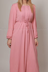 Dusty Pink Comfortable Modest Summer Dress