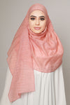 Coral Ineer-Free Pinless Ready-Made Hijab