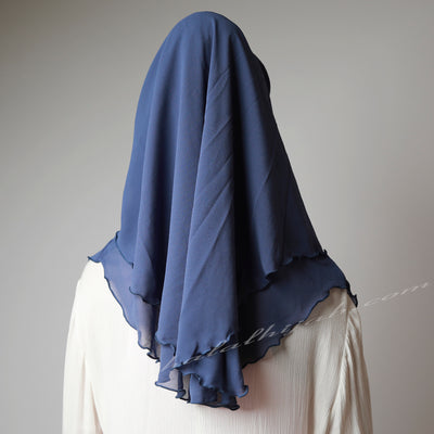 Blue chiffon Georgette instant , Hijab Women, Hijab House, Hijab style, Hijab fashion, How to wear Hijab? HIjab Australia,Printed Hijab, Haute, Halal Hijab