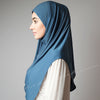 denim blue stretchy Hijab ,Hijabi Women, Hijab House,Hijab Australia,Hijab style, Hijab fashion, How to wear Hijab, Haute,