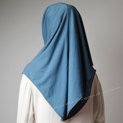 denim blue stretchy Hijab ,Hijab Women, Hijab House,Hijab Australia,Hijab style, Hijab fashion, How to wear Hijab, Haute,