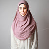 light pink Chiffon crystallised Hijab, Hijab online, Hijab Women, Hijab House, Hijab style, Hijab fashion, How to wear Hijab