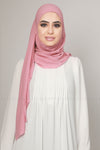 Dusty Pink Georgette Multi Style Instant Hijab