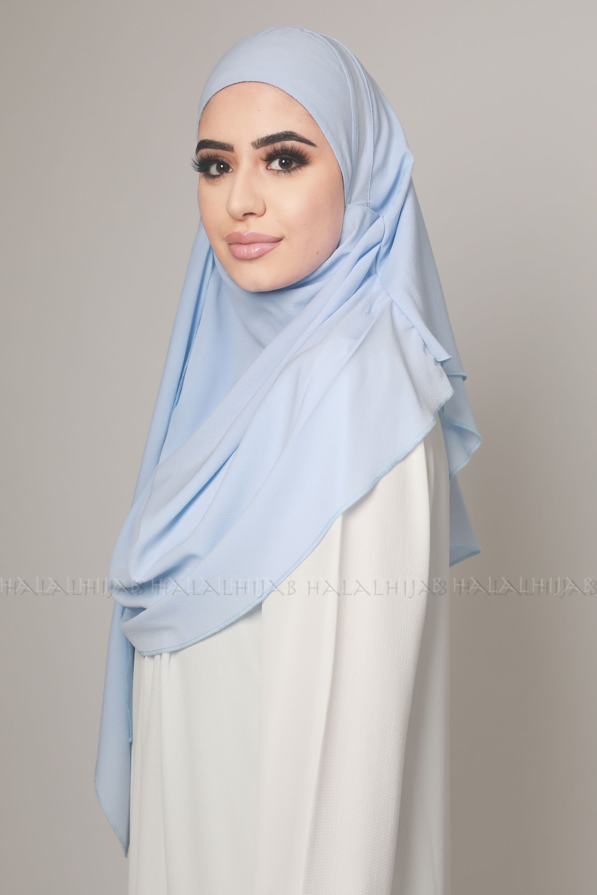 Sky Blue Multi Style Instant Fashion Hijab