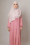 Dusty Pink Comfortable Modest Summer Dress