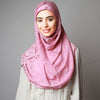 Pink Printed Soft Classy Ready to Wear Hijab