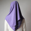Jacaranda Violet Stretchy Instant Plain Pinless Hijab